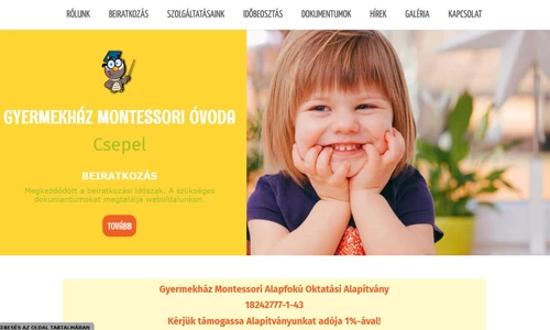 Gyermekház Montessori Óvoda
